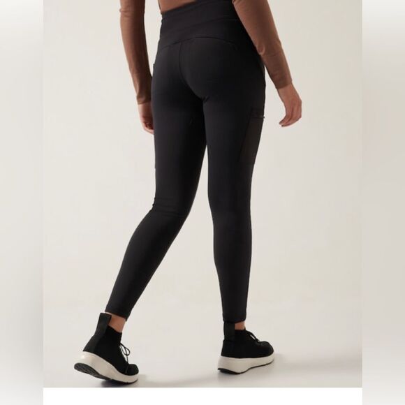 NWOT. Athleta Headlands Hybrid Cargo Tight Black Size 4/Petite - Picture 3 of 10